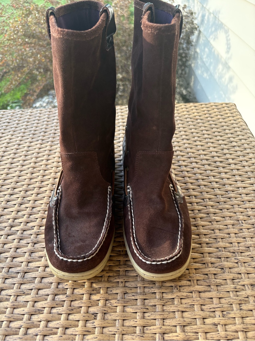 Women’s Sperry Top Sider Brown Suede Boots- size 8.5 - Picture 2 of 10